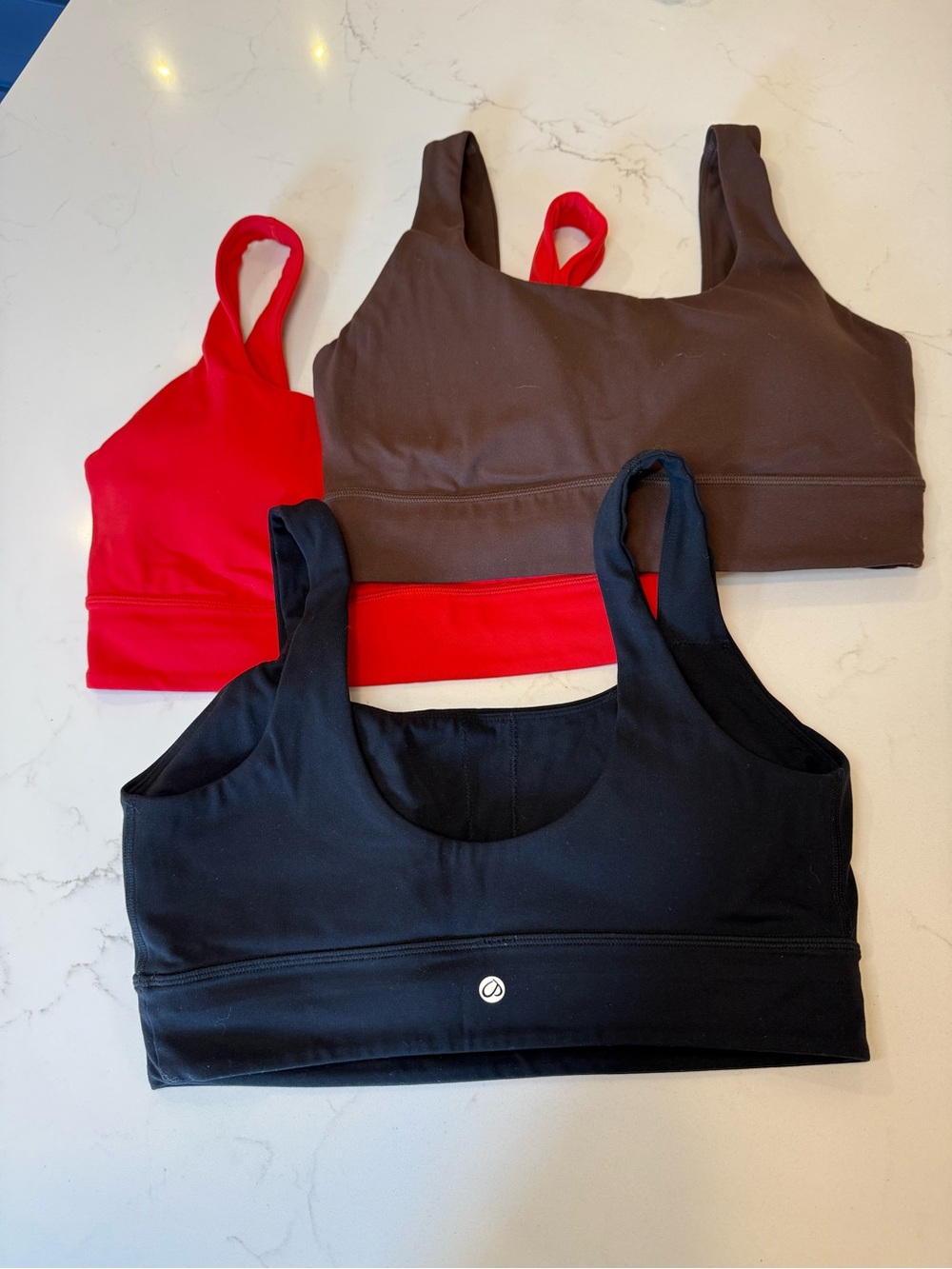*Bundle of 3* •Medium• CRZ YOGA Butterluxe U Back Longline Sports Bra - Picture 3 of 14